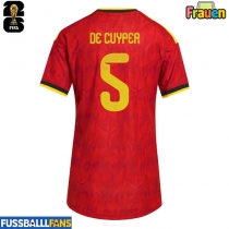 Belgien Maxim De Cuyper #5 Heimtrikot Frauen WM 2026 Kurzarm